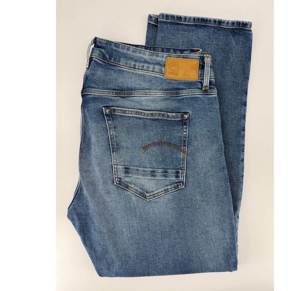 G-Star RAW Jeans‎ Womens 33 Blue Kate Boyfriend Mid Rise Relaxed Fit Denim Pants
